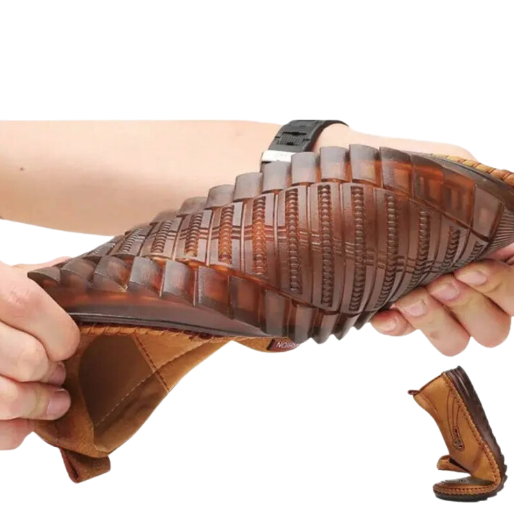FlexWear™ | Ultra-Flexibele Lederen Instappers