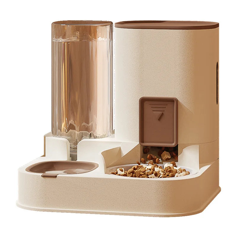 "Ultimate Pet Cat Water Dispenser: Large Capacity with Dry-Wet Separation for Automatic Feeding & Hydration!"