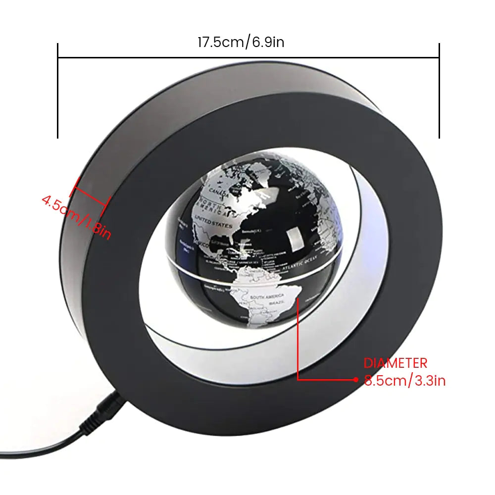 Zwevende Wereldbol Led Lamp