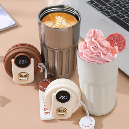 CozyCup™ | De Slimme Thermosbeker die Warmte en/of Kou Bewaakt