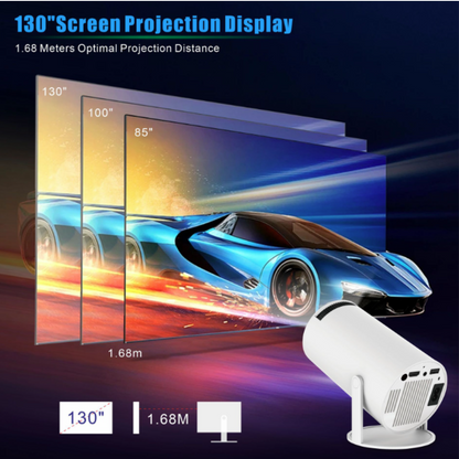 4K Android11 Projector | Mini Beamer Dual WiFi