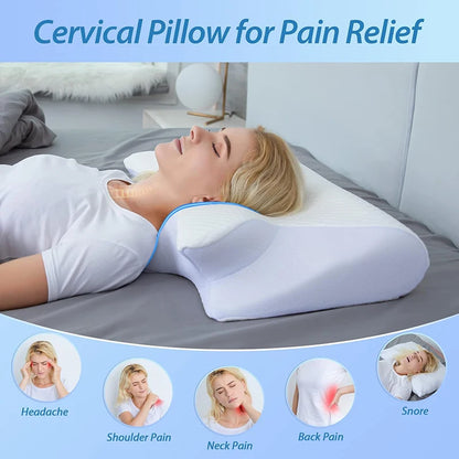 Memory Foam Cervical Pillow, 2 in 1 