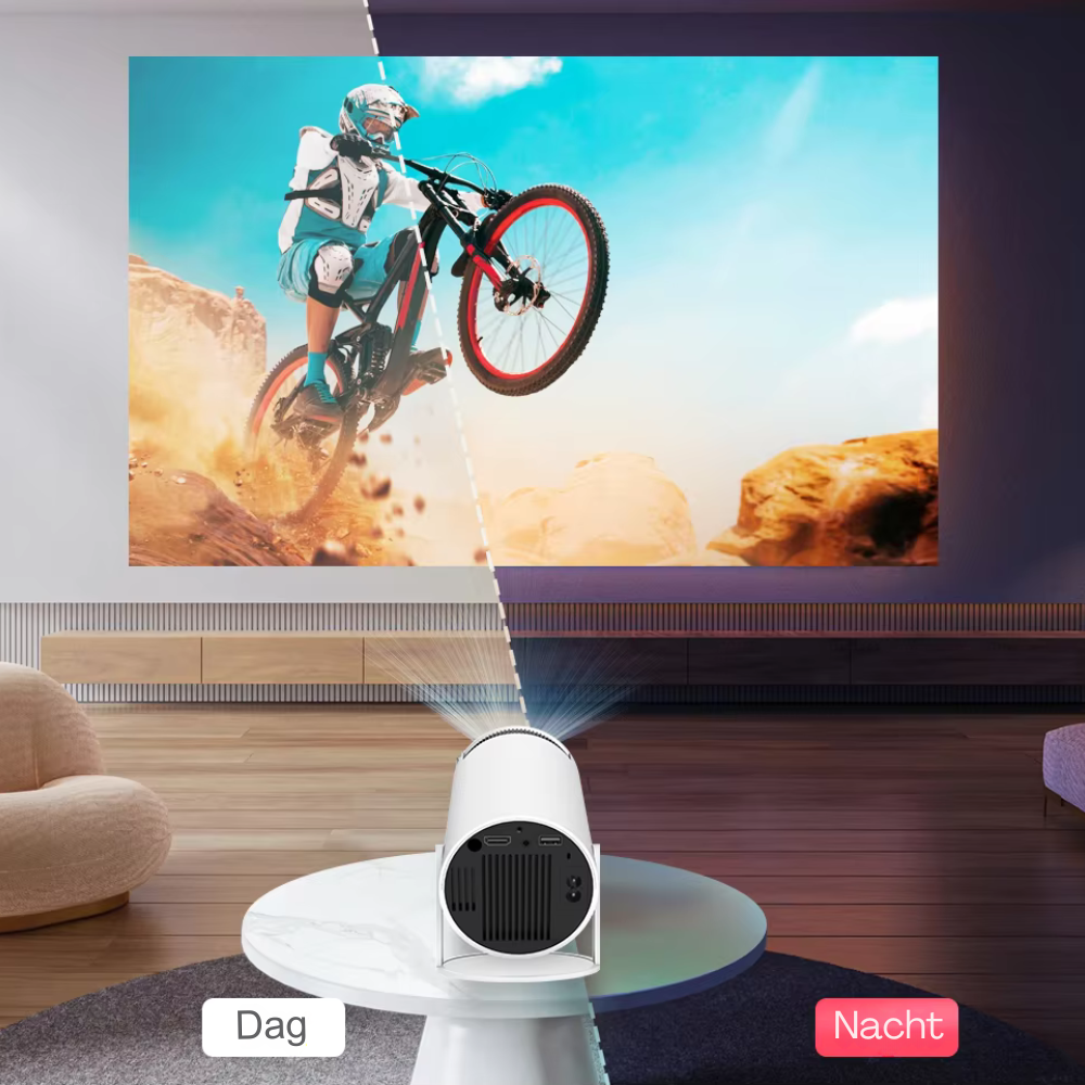 4K Android11 Projector | Mini Beamer Dual WiFi