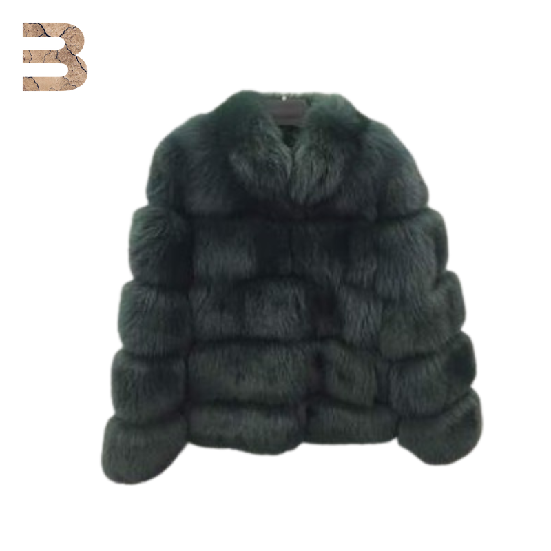 Faux Fox fur coat